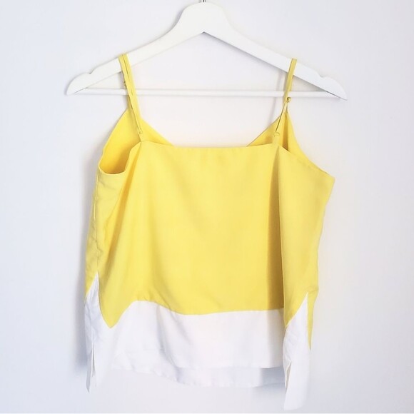 Banana Republic Factory Yellow Colorblock Tank SIze S - Picture 2 of 2